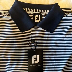 NWT Footjoy lisle pinstripe